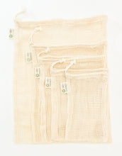Load image into Gallery viewer, ORGANIC COTTON MESH PRODUCE BAG SET