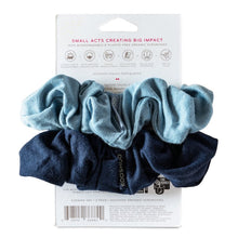 Load image into Gallery viewer, ORGANIC COTTON SCRUNCHIES (PLASTIC-FREE)