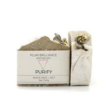 Load image into Gallery viewer, PURIFY (BLACK SAGE NATURAL SOAP)